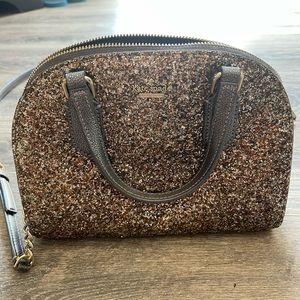 Kate Spade Small Glitter Dome Satchel Purse